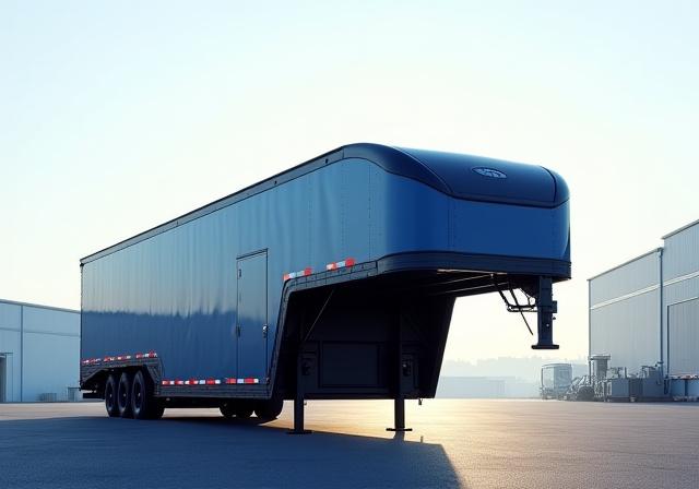 M Farley Removable Gooseneck RGN trailer